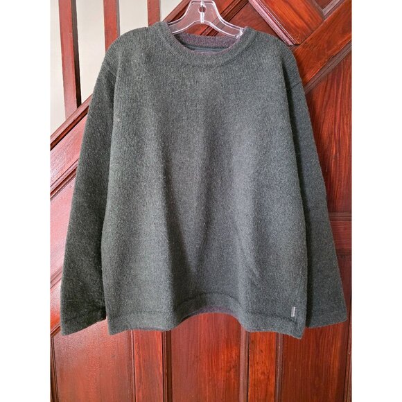 Woolrich Mens Wool Blend Sweater Dark Pine Size L - Picture 2 of 7